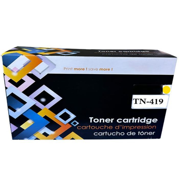 TONER COMPATIBLE TN-419 PARA BROTHER COLOR AMARILLO