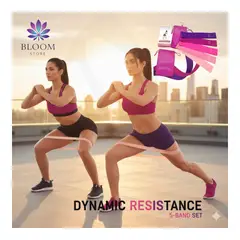 YOGA - KIT FITNESS PELOTA PILATES TERAPÉUTICA + BANDAS ELÁSTICAS