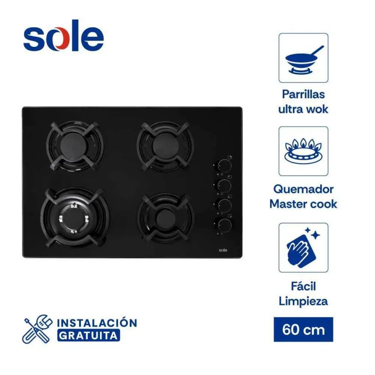 Encimera Vidrio Templado 65 Cm