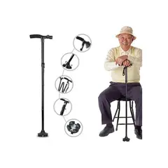 GENERICO - BASTONES PLEGABLES RETRACTIL CON LUZ