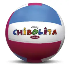 VINIBALL - PELOTA DE VOLEY CHIBOLITA TRICOLOR N5 MORADO