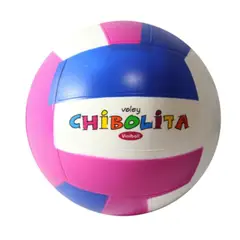 VINIBALL - PELOTA DE VOLEY CHIBOLITA TRICOLOR N5 ROSADO