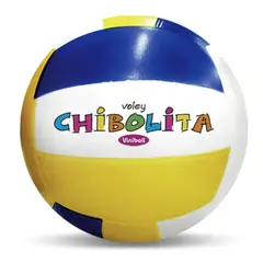 VINIBALL - PELOTA DE VOLEY CHIBOLITA TRICOLOR N5 AMARILLO