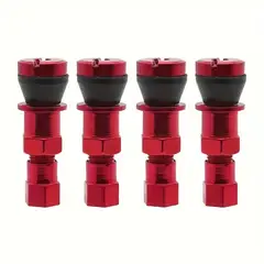 GENERICO - Pitones de Válvulas de Aire de Aluminio 4 pcs