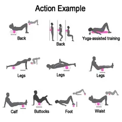 Alpha Gym - Foam roller 33x15 cm rodillo de masajes terapia