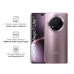 HONOR - Celular Magic 7 Lite 5G 8GB + 256GB MORADO