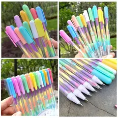 GENERICO - LAPICEROS DE TINTA DE GEL MULTICOLOR X 12UND 2