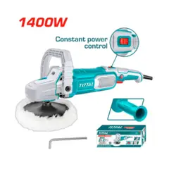 TOTAL TOOLS - Pulidora Angular 1400W 600- 3200RPM 180MM Industrial - TP11418026