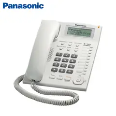 PANASONIC - TELÉFONO FIJO ALÁMBRICO BLANCO KX-TS880LXW