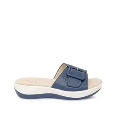 ADV - Sandalia Slide Casual LAU-2605 Azul Denim