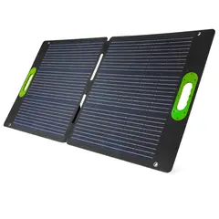 SANC - Panel Solar 100W Portátil Plegable con salidas USB y para estaciones