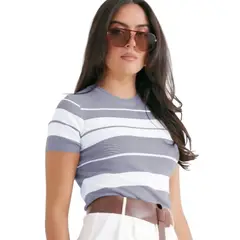 GENERICO - Polo Mujer Hilo New Ecoshoping 359G-17 Color Gris