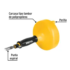 PRETUL - Desatorador Destapacaños 4.5mt Tipo Tambor 22880