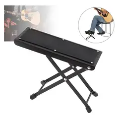 GENERICO - Posapié banquito para tocar Guitarra regulable