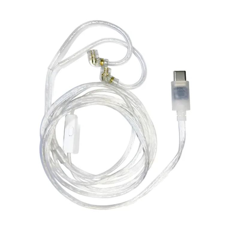 Cable Pin C Usb Tipo-c Para Zs10 Pro X Zsn Pro X Etc Blanco
