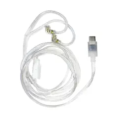 KZ - Cable Pin C Usb Tipo-c Para Zs10 Pro X Zsn Pro X Etc Blanco