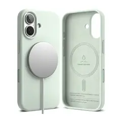 RINGKE - Case Para iPhone 17 MagSafe Silicona Menta
