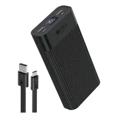OEM - Power Bank 20000mah Bateria Portatil Con 2 Puertos Negro