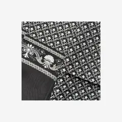 KAST PE - Bufanda Suave Lennin Negro Doble Capa pañuelo cuello hombre