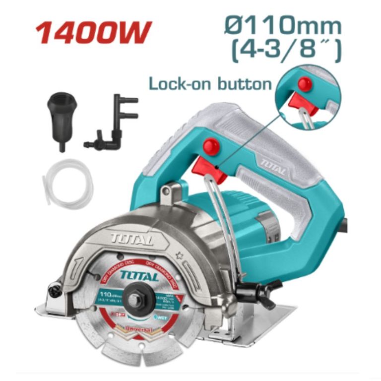 Cortador de Marmol 1400W 13000RPM Corte 34MM TOTAL- TS3141106