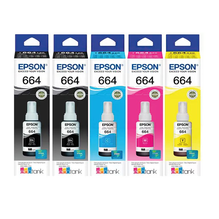 SUPER KIT DE 5 TINTAS T664