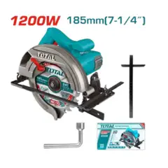 TOTAL TOOLS - Sierra Circular 1200W 7 1/4pulg 5000RPM Industrial - TS11218576