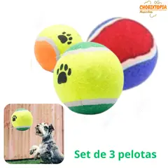 GENERICO - PELOTA DE TENIS DE ENTRENAMIENTO E INTERACCIÓN PARA PERROS