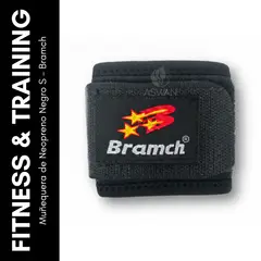 GENERICO - Muñequera de Neopreno Negro S - Bramch