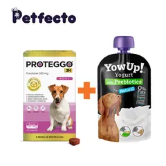 PROTEGGO - ANTIPULGAS PARA PERROS - 3M (>4,5 – 10 kg.) +1 YOGURT
