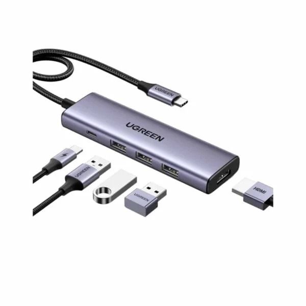 (15596) Hub Tipo C (Tipo C PD + 3* USB 3.0 + HDMI)