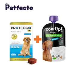 PROTEGGO - 3M (>20 – 40 kg.) ANTIPULGAS PARA PERROS +1 YOGURT