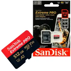 SANDISK - Microsd Extreme Pro 512gb Original 4k