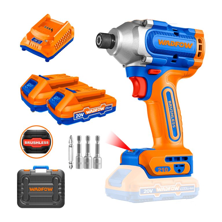 Atornillador Impacto 210nm Inalámbrico 20v Batcar- Wcd2b21