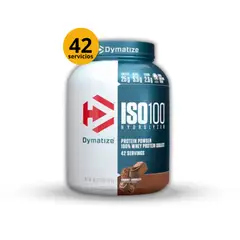 DYMATIZE - ISO100 3LB CHOCOLATE GOURMET PROTEÍNA ISOLATADA HIDROLIZADA