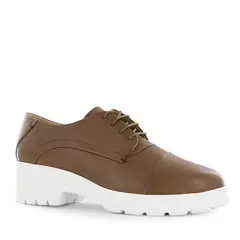 ECCO - Zapato con Pasador Cuero Mujer Mena04 Toffee