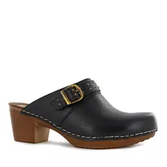 ECCO - Zueco Cuero Mujer Mika18 Negro