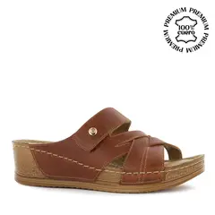 ECCO - Sandalia Cuero Mujer Bibi23 Cobre