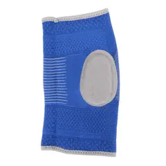 ALPHA GYM - Codera deportiva con gel para compresión AZUL