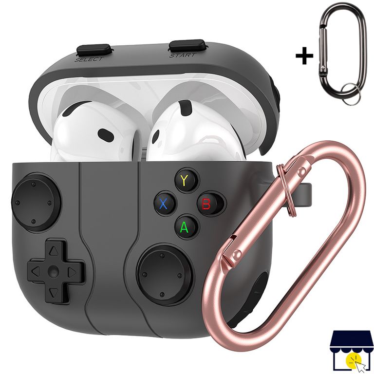 Case funda de silicona para Airpods 4 Gen - Negro