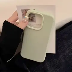 GENERICO - Case De Silicona color uniforme VERDE - IPHONE 12