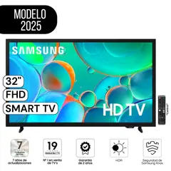 SAMSUNG - Televisor 32" Pulg. FHD Smart TV 32H5000FG - Negro