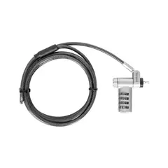 TARGUS - CABLE DE SEGURIDAD DEFCON WITH ADAPTABLE LOCK HEAD BOLSA