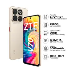 ZTE - Celular V70 Blade 8GB + 256 GB DORADO