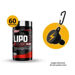 GENERICO - LIPO 6 BLACK ULTRA CONCENTRATE 60 CAP + PORTASUPLEMENTOS