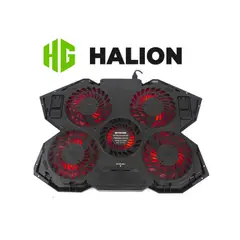 HALION - Cooler gamer para laptop HA-K3 CYBERCOOL