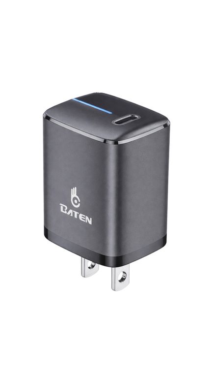 CARGADOR BATEN CUBO 20W TIPO C INDICADOR LED CARGA RAPIDA