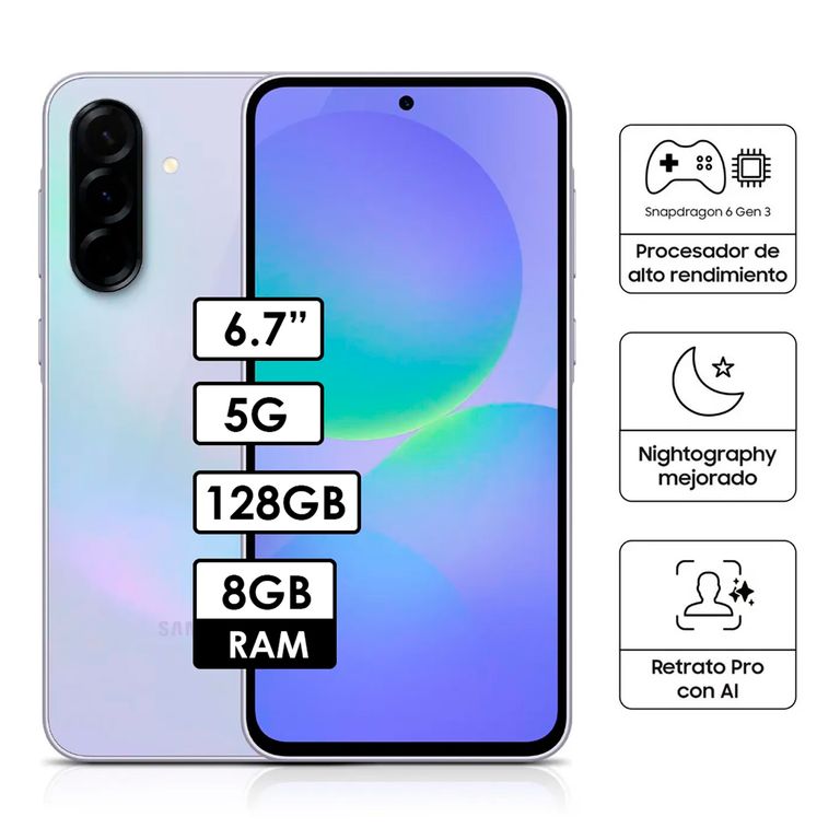 Galaxy A36 128GB 6GB RAM Morado