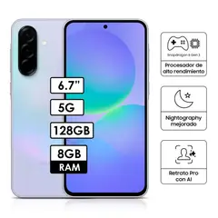 SAMSUNG - Galaxy A36 128GB 6GB RAM Morado