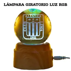 OEM - Lampara Alianza Lima Giratorio Multi Color - 8cm
