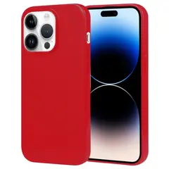 GENERICO - Funda Case para Samsung S25 Jelly Pearl Rojo